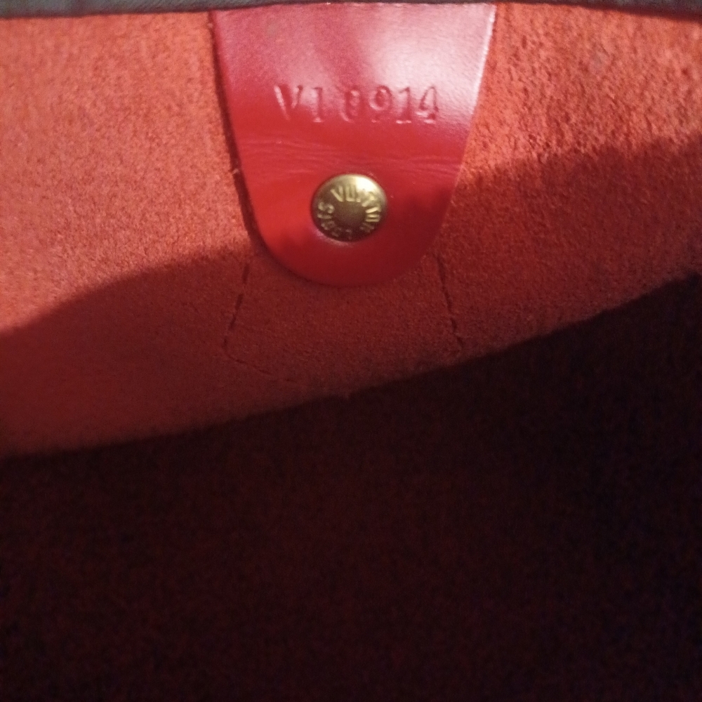 GUC Louis Vuitton red epi Speedy 25 - Picture 4 of 16